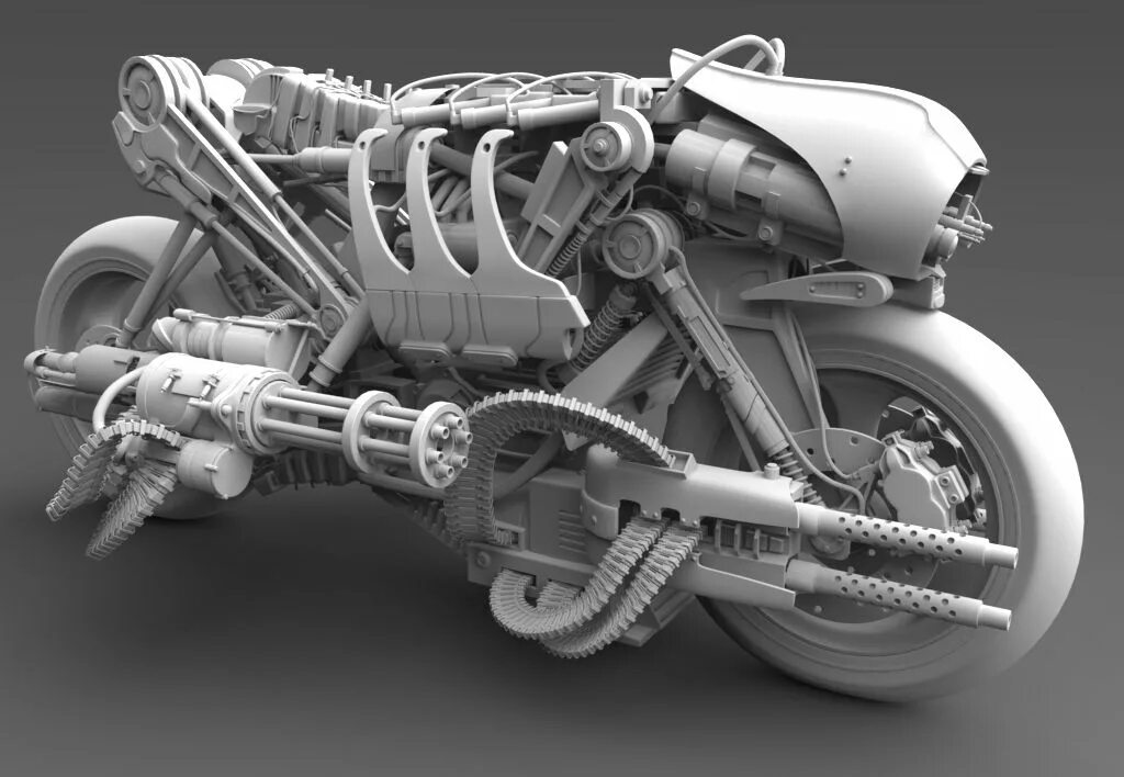 Hard surface modeling. Терминатор мототерминатор. стимпанк збраш. стимпанк мотоцикл. hard surface моделирование.