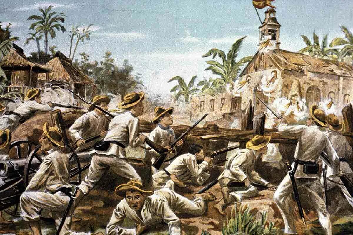 Борьба с испанией. Филиппино-американская война 1899. Испанская колонизация Филиппин. Испанские колонизаторы на Филиппинах. Филиппино американская война 1898.