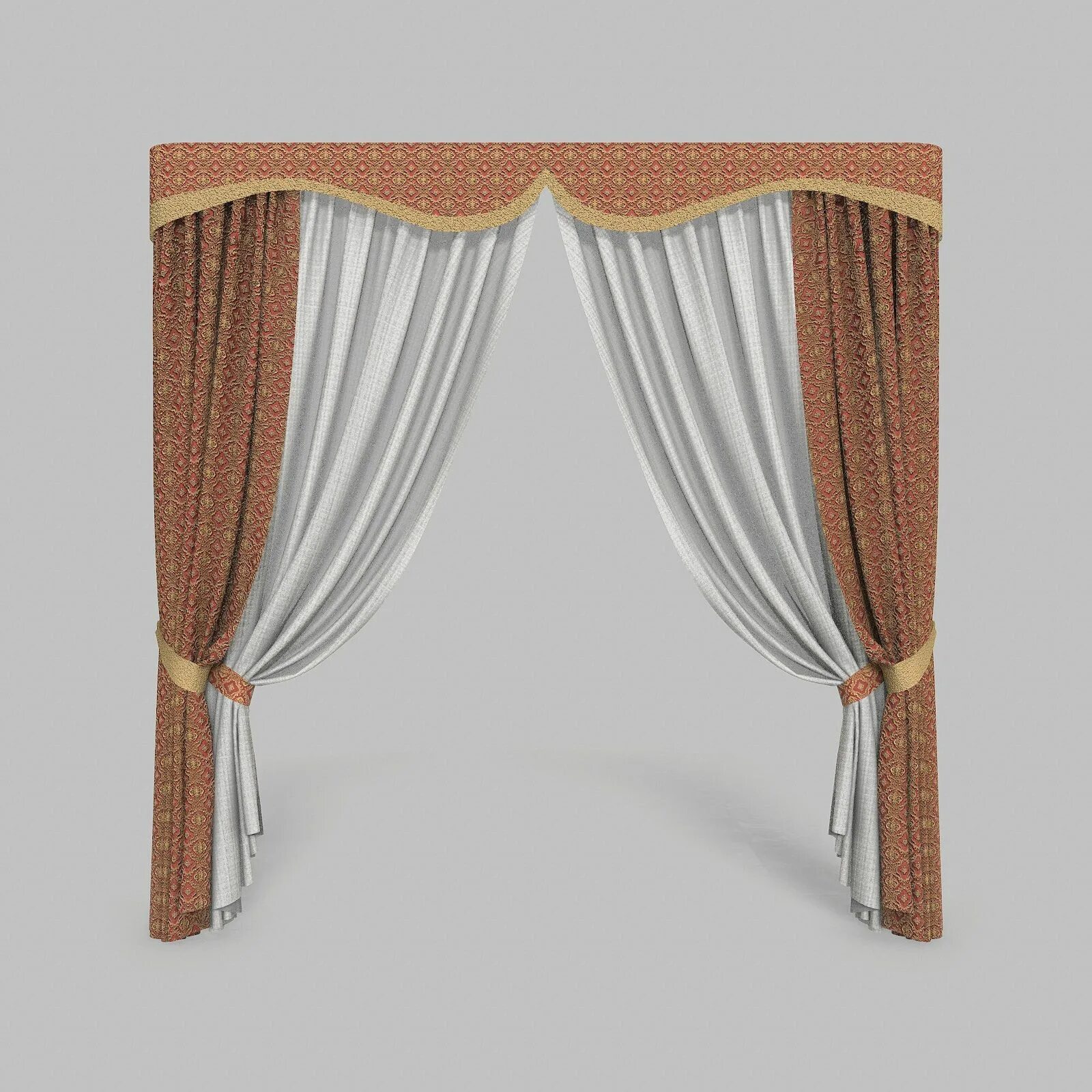 Curtain 3d modeling