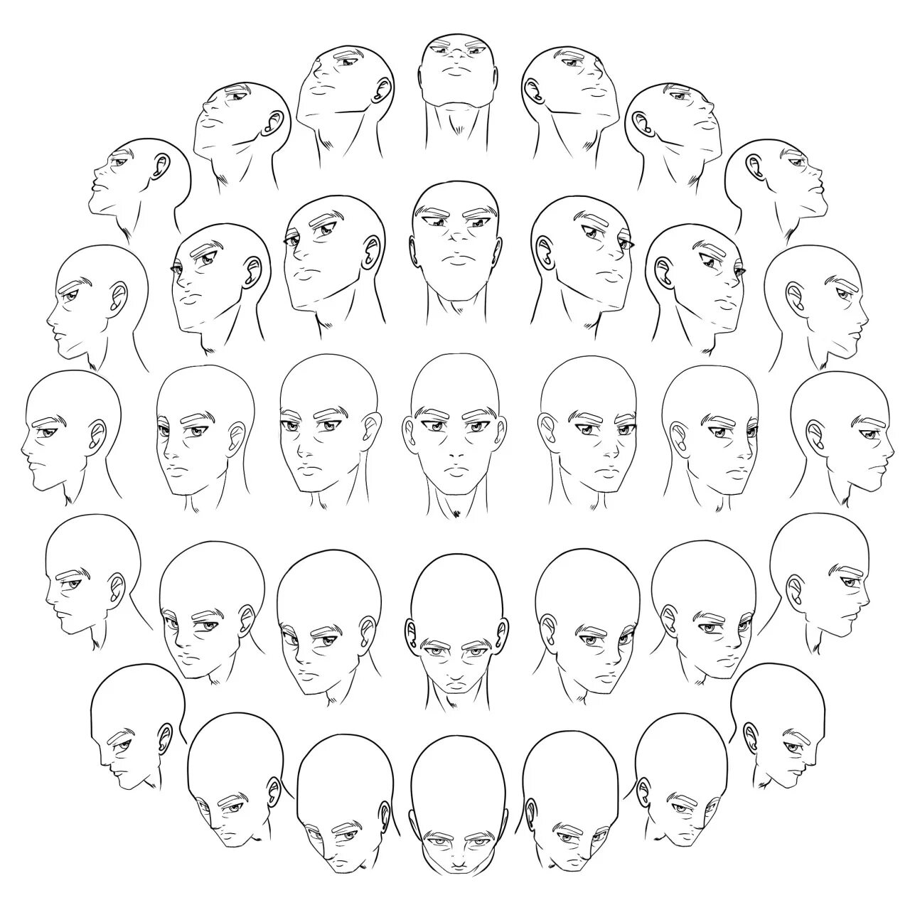 Голова референс. Based heads