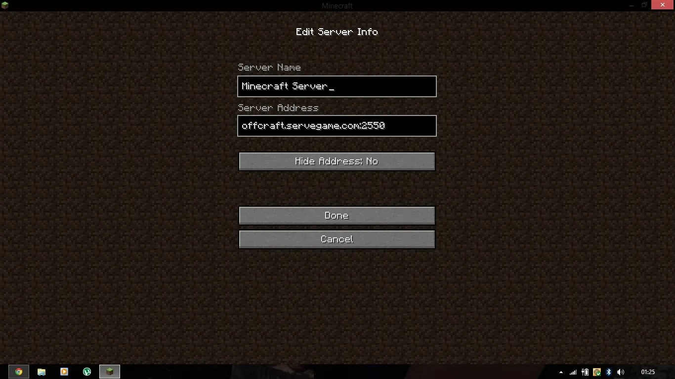 Server 1.12 2. Server 1.12 2