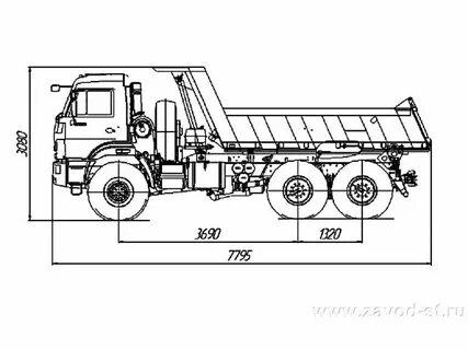 Камаз 4310 размеры