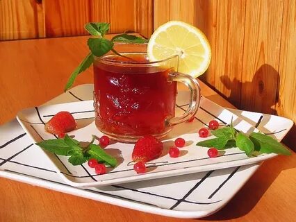 Чай с лимоном утром