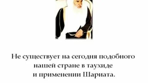 Шейх сказал