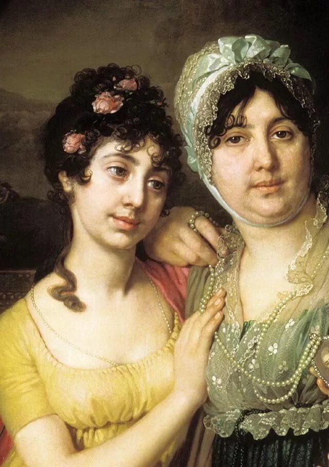 Боровиковский портрет графини Безбородко с дочерьми. Боровиковский лизонька и дашенька