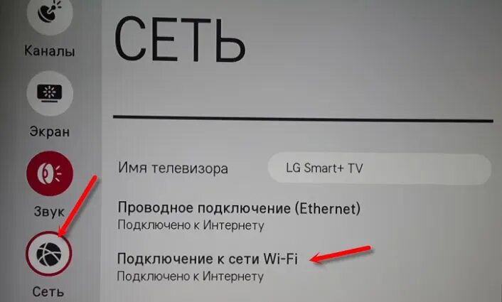 Как настроить роутер на телевизоре lg