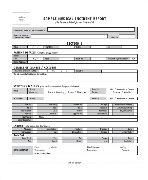 Report form. Medical Report. Report Sample. Incident Report. Patient report