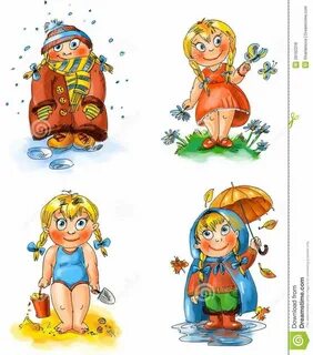 Время года девочка