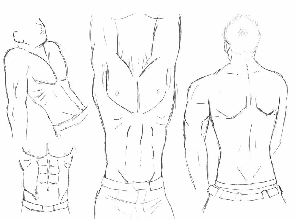 How to draw man