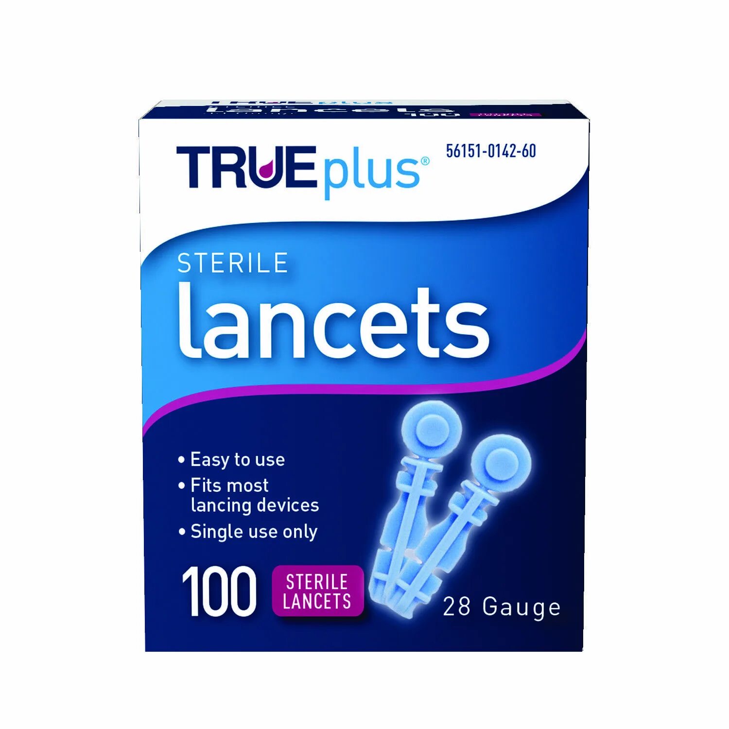 Diabetic Lancets. True Plus. True track