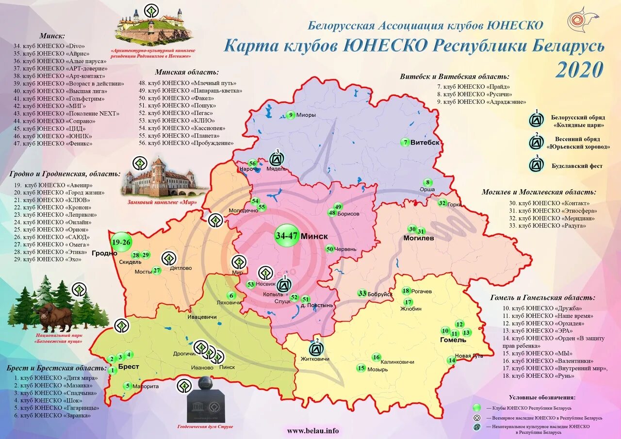 Карты принимаемые в белоруссии