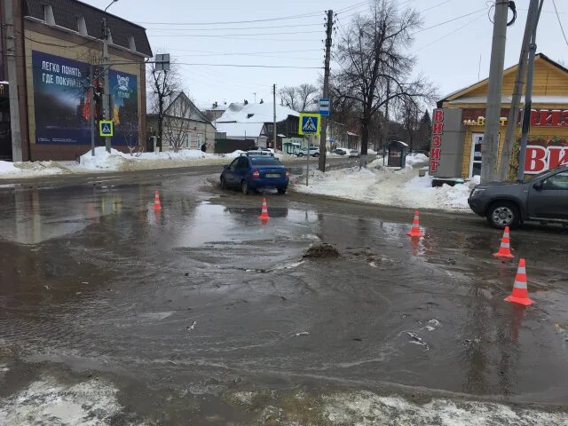 КТВ-Луч Сызрань. Сызрань авария Коммунальная. Прорыв воды на Монгоре. Сызрань Монгора нет воды.