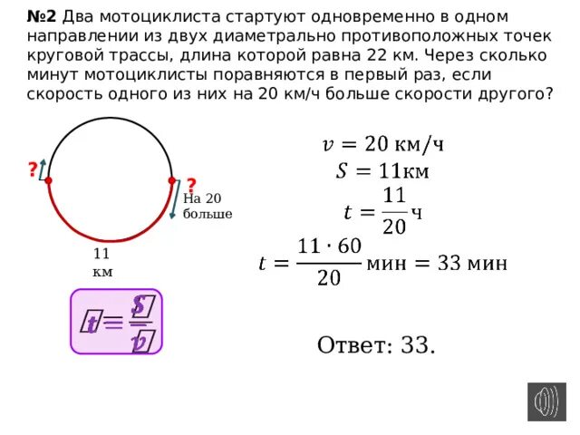 Диаметрально противоположных точек круговой трассы. Задачи на круговое движение. Задачи на движение по круговой трассе. Задачи на кольцевое движение.