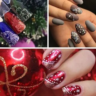 Красивый маникюр на новый год