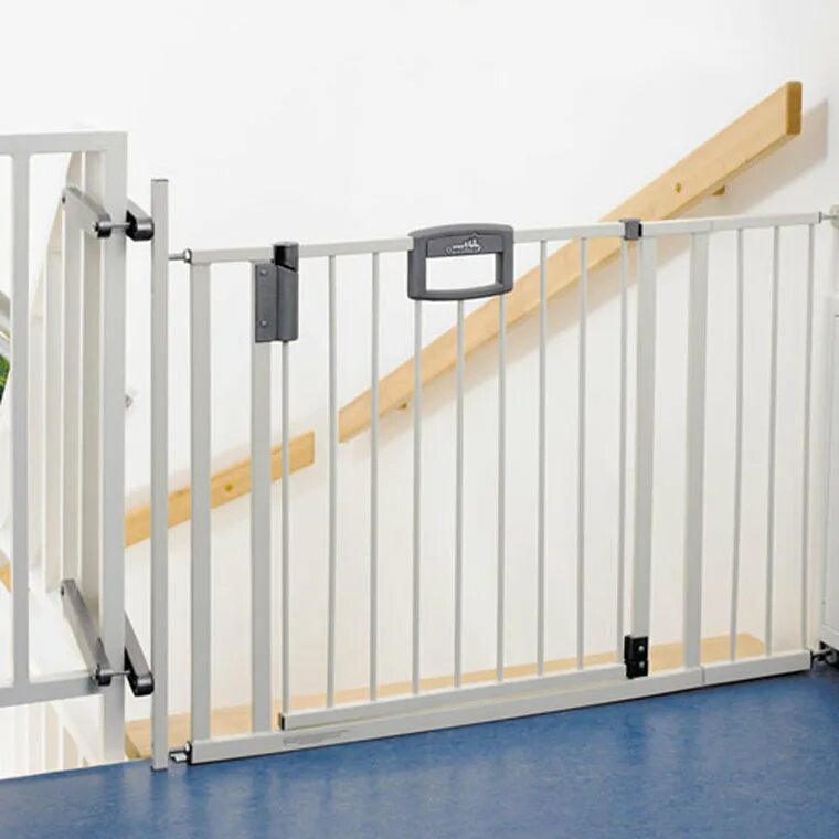 Geuther ворота безопасности easy Lock Wood 84,5 - 92,5 см. Ворота безопасности для детей на лестницу Geuther. Geuther ворота безопасности easy Lock 84.5-92.5 см с креплением к лестнице (4793+). Geuther easy Lock Wood.