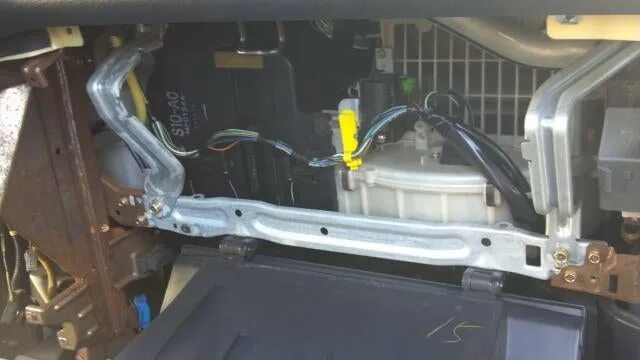 Печка хонда срв рд1 как снять Чистка печки CR-V RD1 1996 Правый руль Honda CR-V (RD1, RD2), 2 л, 1996 года с