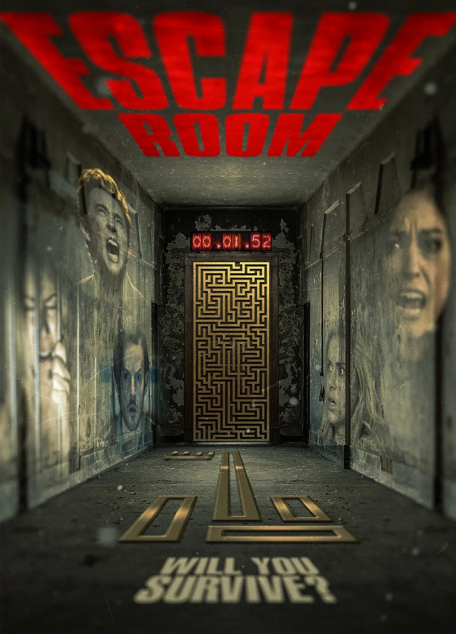 The room poster. Клаустрофобия 2017. Escape Rooms квест.