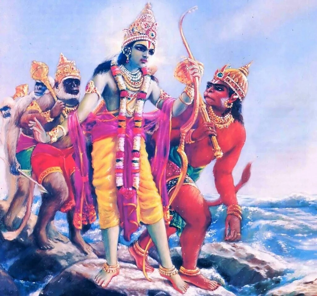 Рамаяна это. Хануман Рамаяна. Рамаяна эпос. Бог Хануман Рамаяна. Шри Рамачандра.