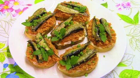 Бутерброды с кабачковой икрой