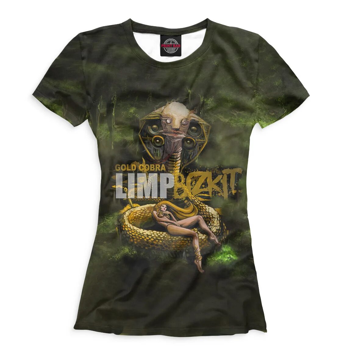 Cobra limp. Футболка Limp Bizkit Gold Cobra. Женская майка Кобра. Футболки с принтом золото. Футболка детская цв.Кобра.