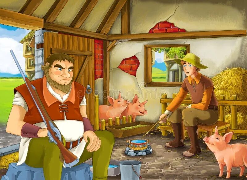 Фермер 2 два. Картина с двумя фермерами. игра про двух стариков фермеров. фермер на ранчо арт. картина два фермера оригинал.