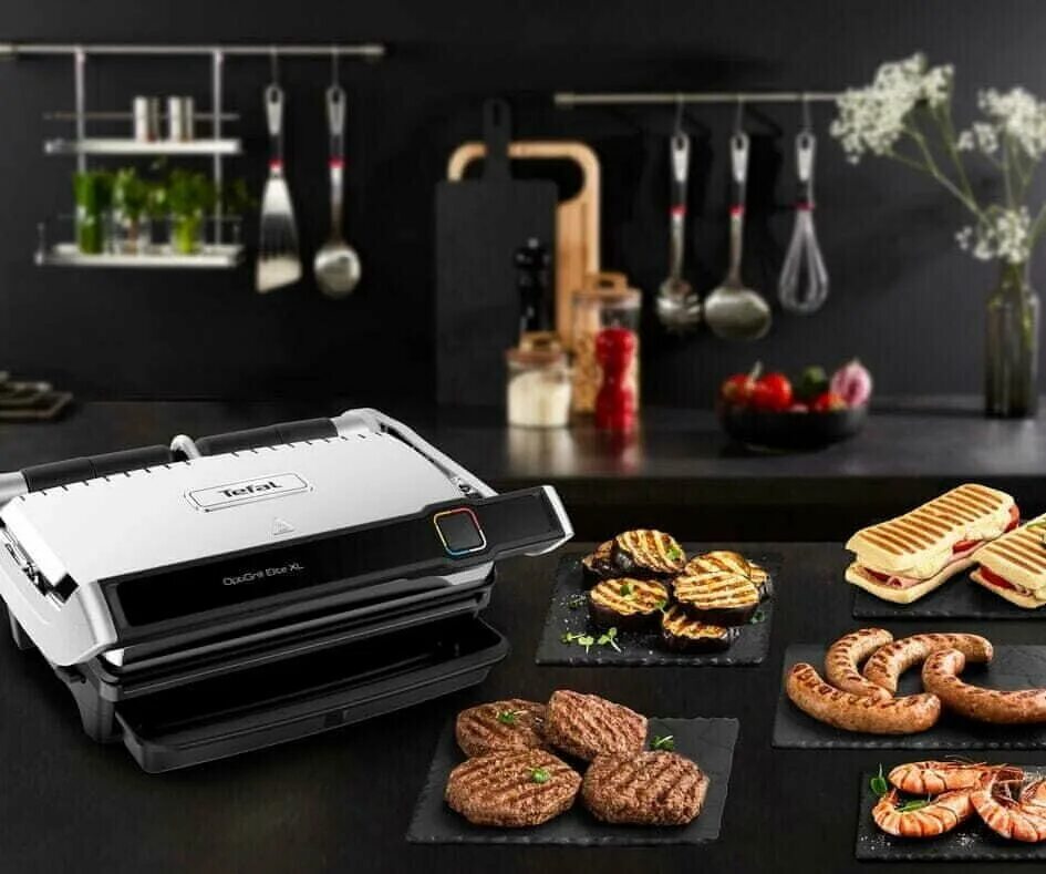 Tefal Optigrill Elite. Tefal Optigrill Elite XL. Электрогриль Tefal Optigrill Elite XL gc760d30. Tefal Grill XL Optigrill Elite.