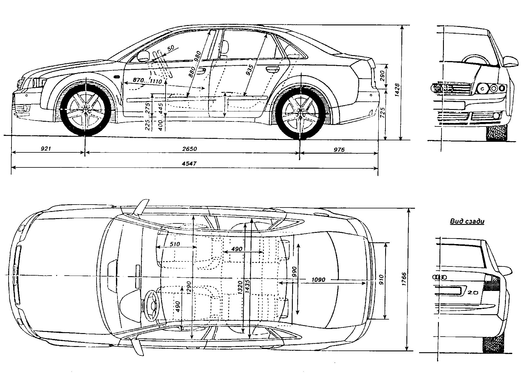 Габариты ауди. Ауди а6 с5 длина кузова. Ауди а6 с5 ширина багажника. Audi a4 чертеж. Audi a4 b7 габариты кузова.