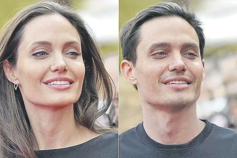 Анджелина Джоли FACEAPP. Анджелина Джоли с мужчиной. Муж Анджелины Джоли. Леонардо ди Каприо и Анджелина Джоли. Изменить пол на противоположный