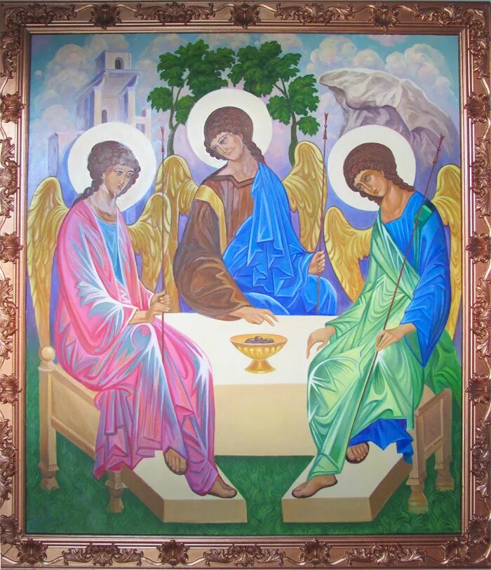 Икона Пресвятая Троица и Богородица. Святая Троица католическая икона. Святая Троица икона с праздником. Троица икона католичество.