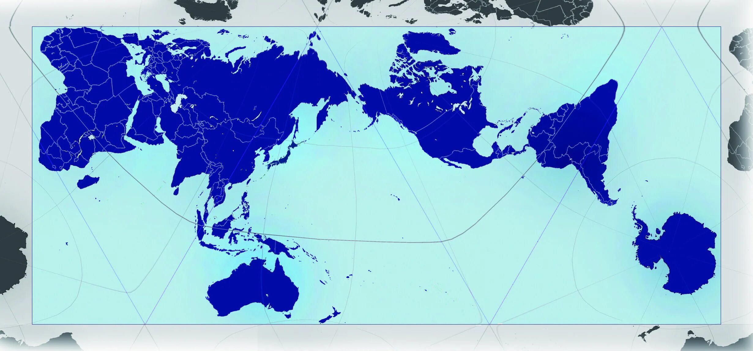 Правильная карта. Карта мира Authagraph. Японская карта мира без искажений. Самая правильная карта мира.