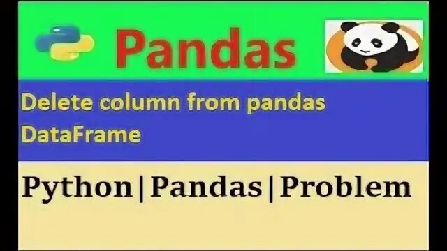 Pandas remove. Pandas remove
