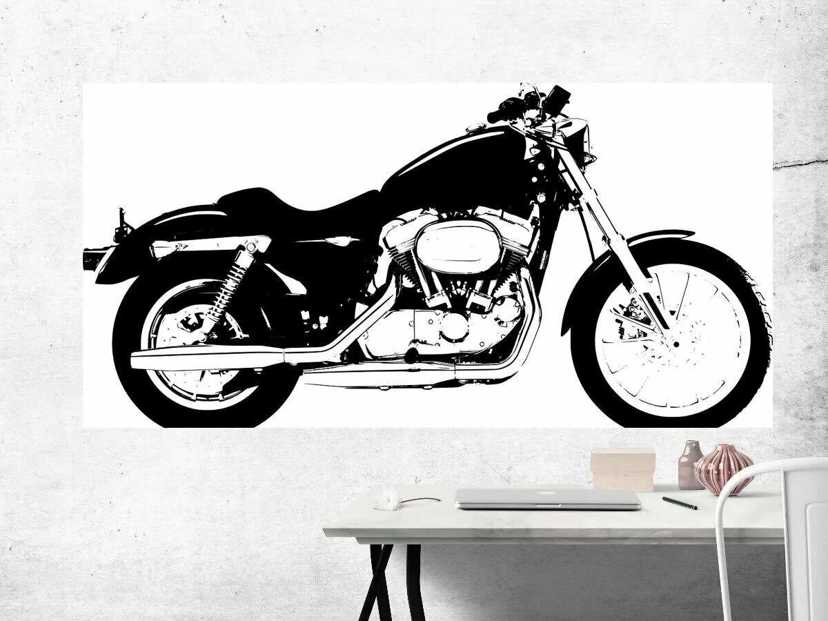 Харлей Дэвидсон. Мотоцикл Харлей Дэвидсон вектор. Harley Davidson мотоцикл вектор. Силуэт мотоцикл Harley-Davidson Sportster