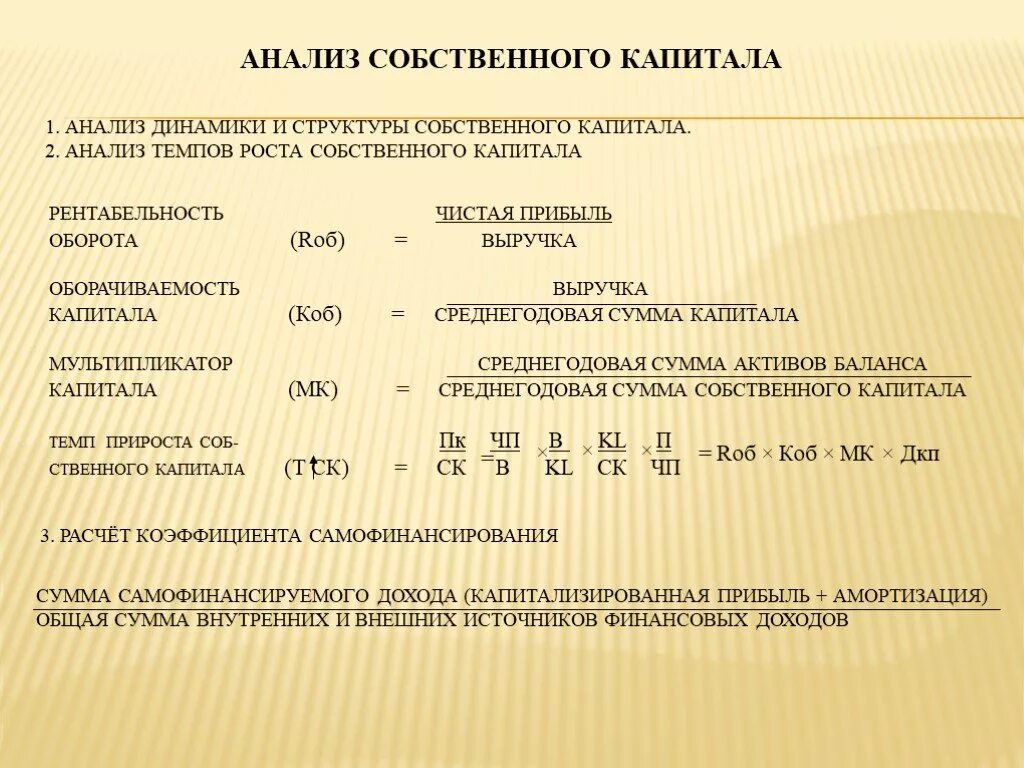 Динамика собственного капитала. Анализ собственного капитала. Анализ структуры собственного капитала. Динамика структуры собственного капитала. Анализ собственного капитала формулы.