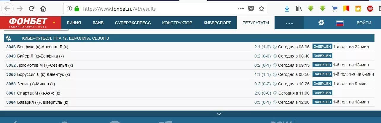 Итоги фонбет. Фонбет Результаты. Кибер футбол таблица. Фонбет для ФИФА. Фонбет киберспорт.