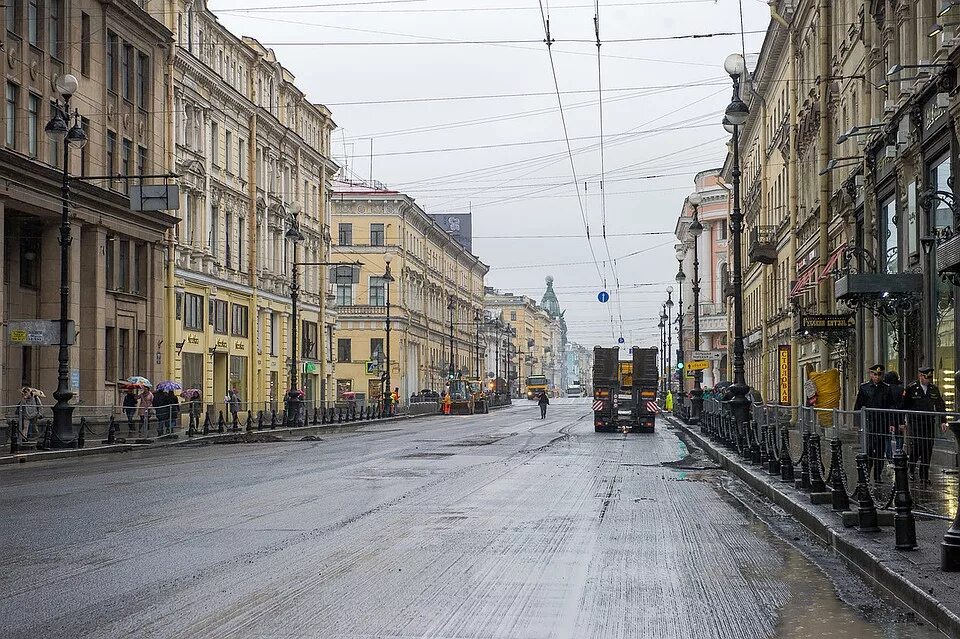 Спб ул толстого. Адмиралтейский проспект сейчас фото. Питер ремонт Невского проспекта.