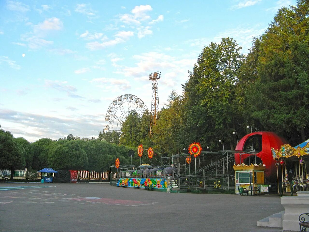 Panorama: Tsentralny park razvlecheny imeni M. Gorkogo, park, Russia, Perm, Sibi
