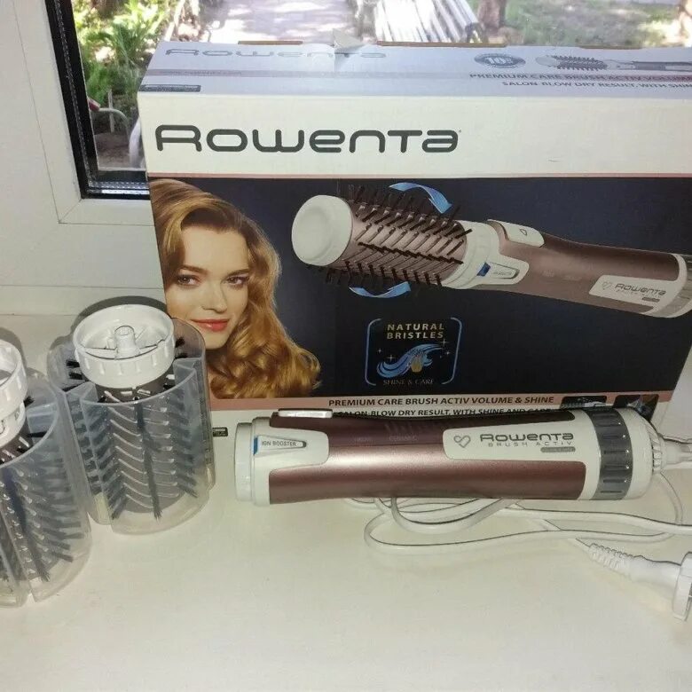 Фен щетка для волос rowenta brush. Фен-щетка Rowenta Premium Care. Щетка фен Ровента с крутящейся щеткой. Фен-расческа Ровента вращающаяся. Фен Ровента с вращающейся.