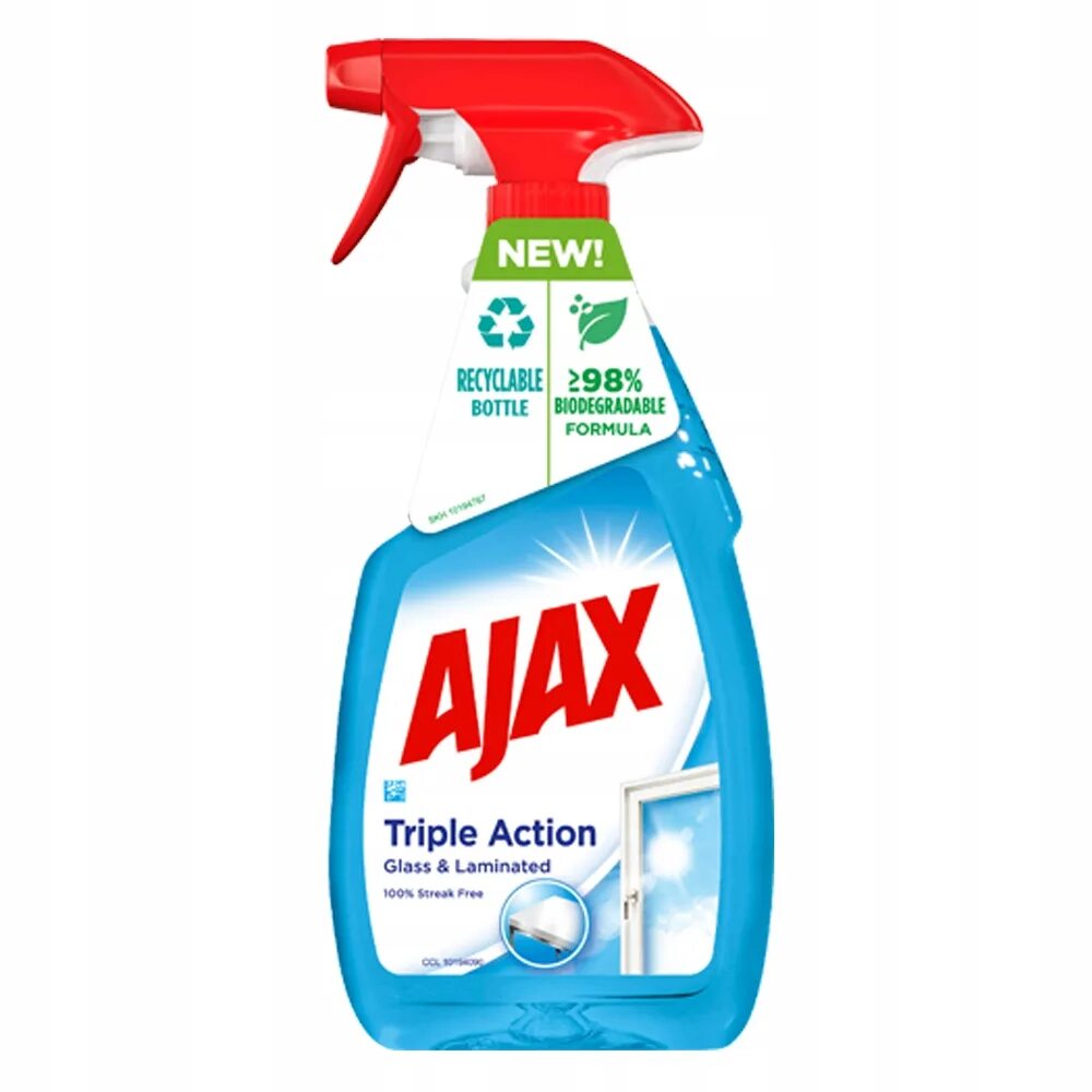 Ajax action. Аякс для стекла &quot;optimal 7 multi action&quot; 500 мл 1/12. спрей для окон. ajax чистящее средство. triple action.