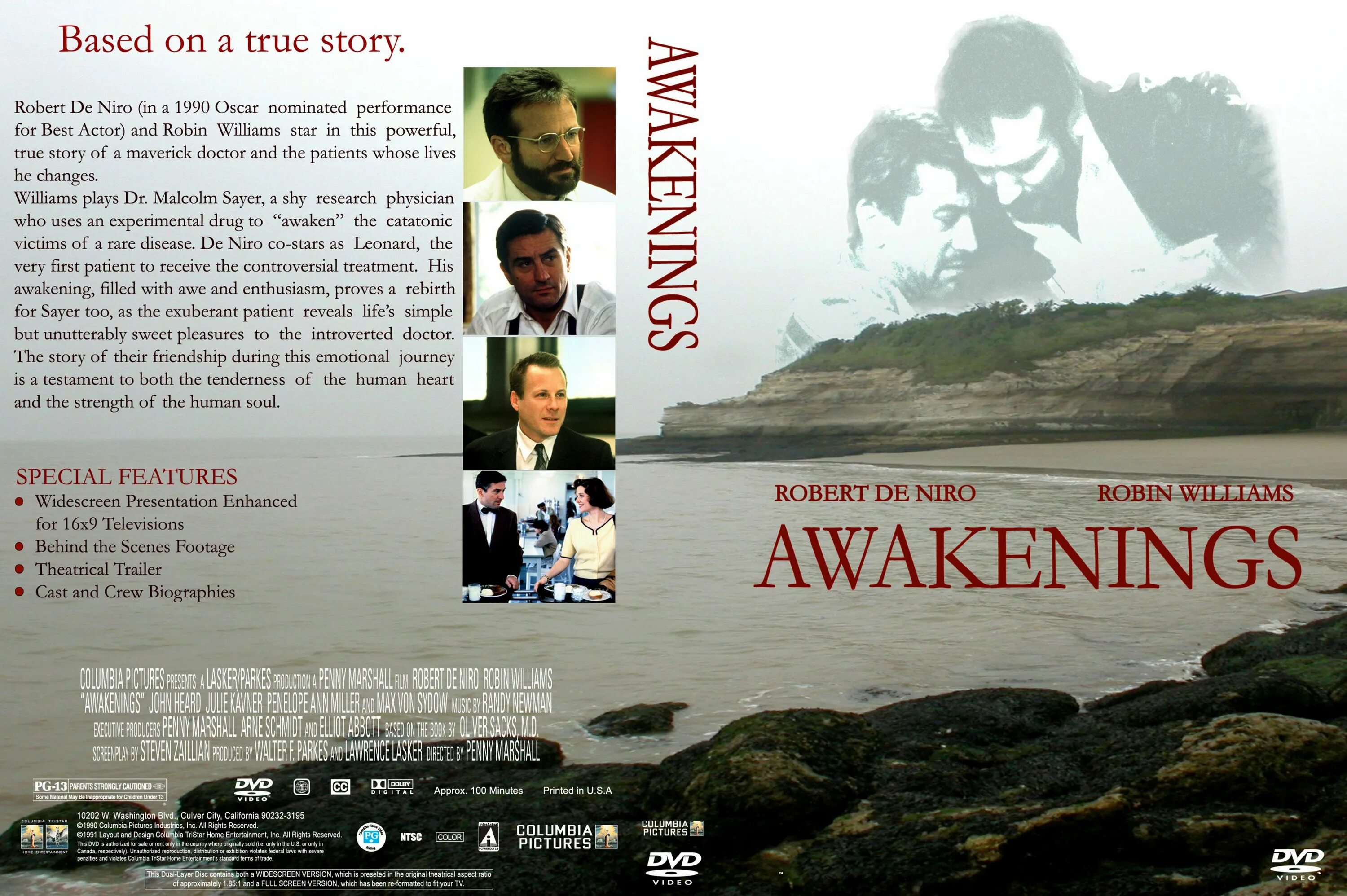 Пробуждение на английском. Обложка для двд Пробуждение (1990) Awakenings. Пробуждение DVD.