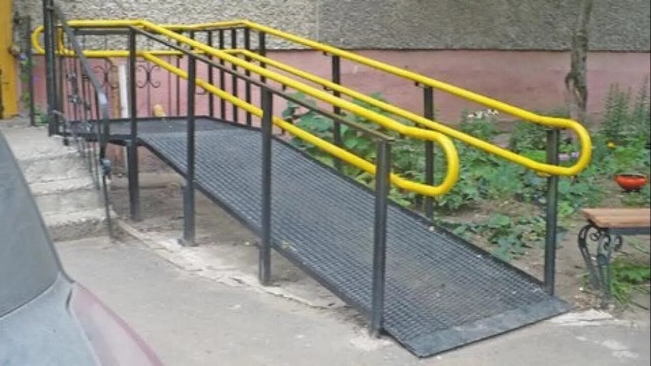 Установка пандуса в мкд
