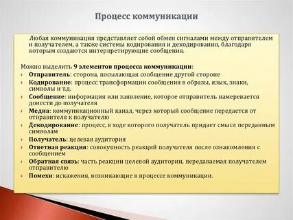 Любая коммуникация