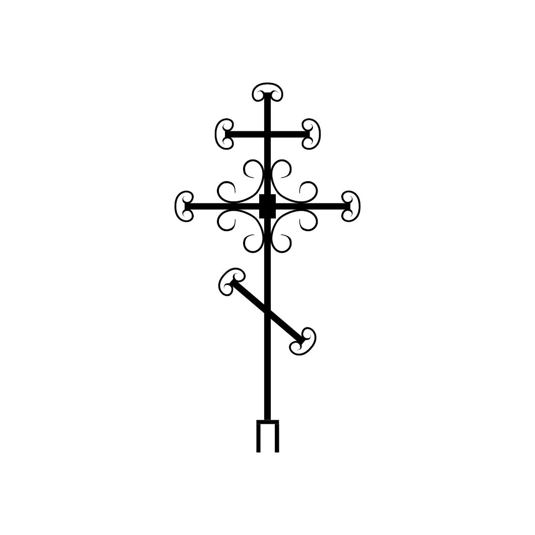 Православный кованый Могильный крест. Крест Могильный металлический православный. Крест металлический на могилу. Крест на кладбище металлический.