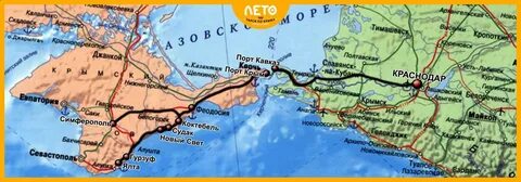 Карта анапа крымская