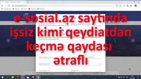 Sosial az qeydiyyat