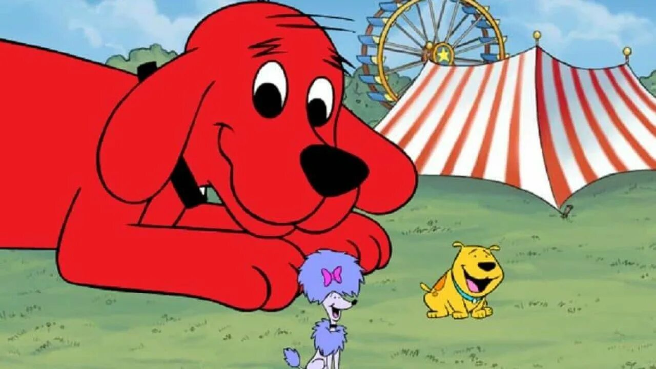 Большой красный клиффорд. Красный пёс Клиффорд. Clifford the big Red Dog игра.