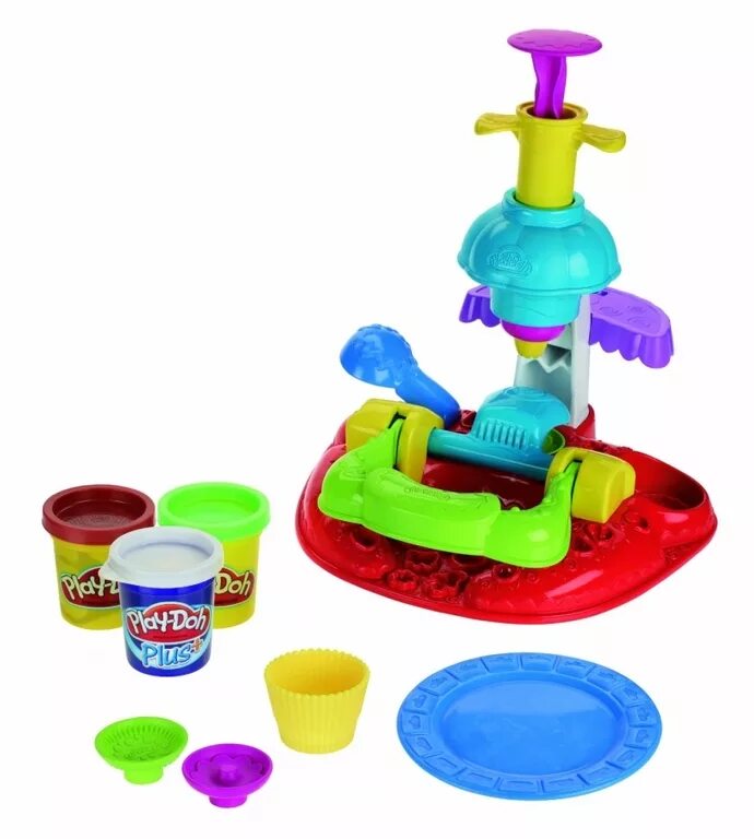 Купить наборы пластилина. Набор Play Doh фабрика. Play Doh Sweet Shoppe Flip n Frost. Play Doh фабрика печенья. Play Doh набор фабрика печенья.