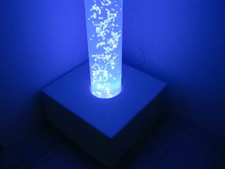 лампа с пузырьками. аква колонна. пузырьковая башня. светильник с пузырьками напольный. Bubble tower.