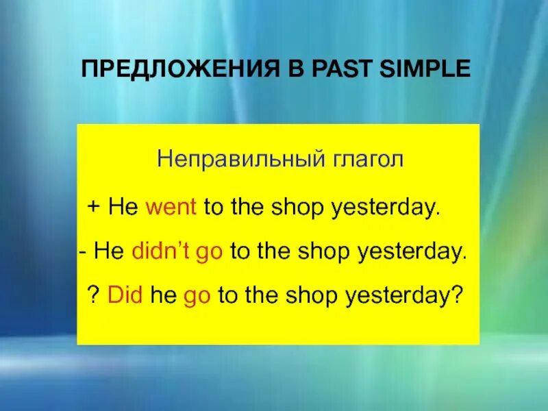 Неправильные глаголы паст Симпл. Глаголы в past simple. Past simple Phone. Stop past simple. We go shopping yesterday