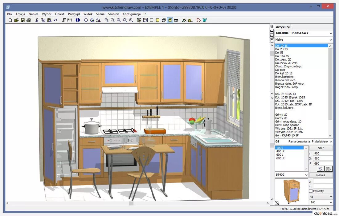 Kitchen Draw Program