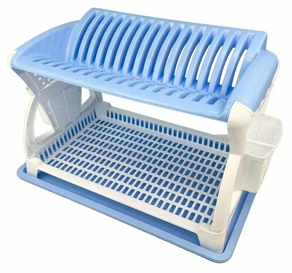 сушилка для посуды двухъярусная kamille km-0762a. сушка для посуды двухуровневая с поддоном. Dish rack сушилка для посуды. сушилка двухуровневая, настольная 252х678х386 инокс. сушилка для посуды пластмассовая.